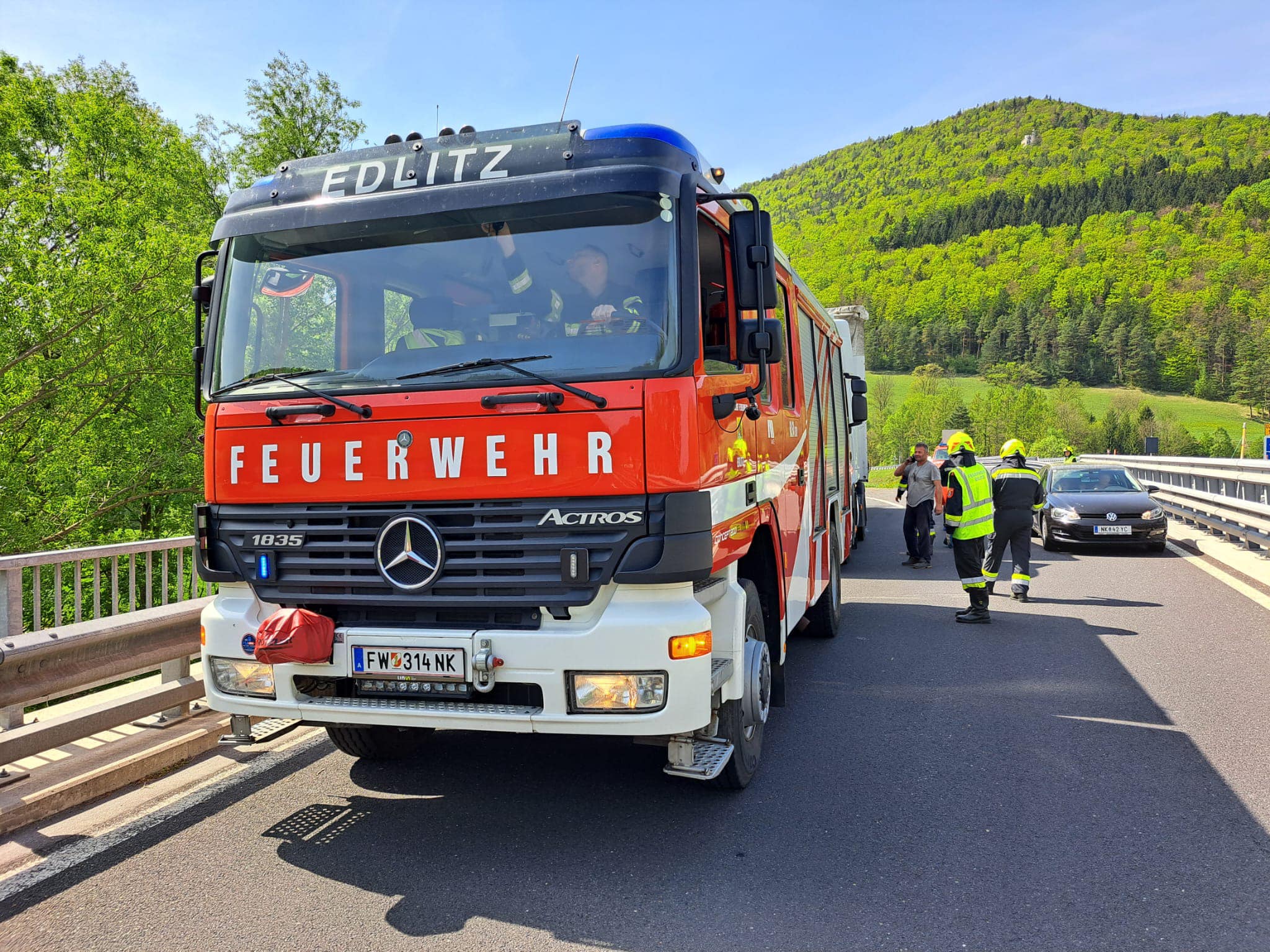 Lkw Bergung auf der A2 – Abfahrt Grimmenstein