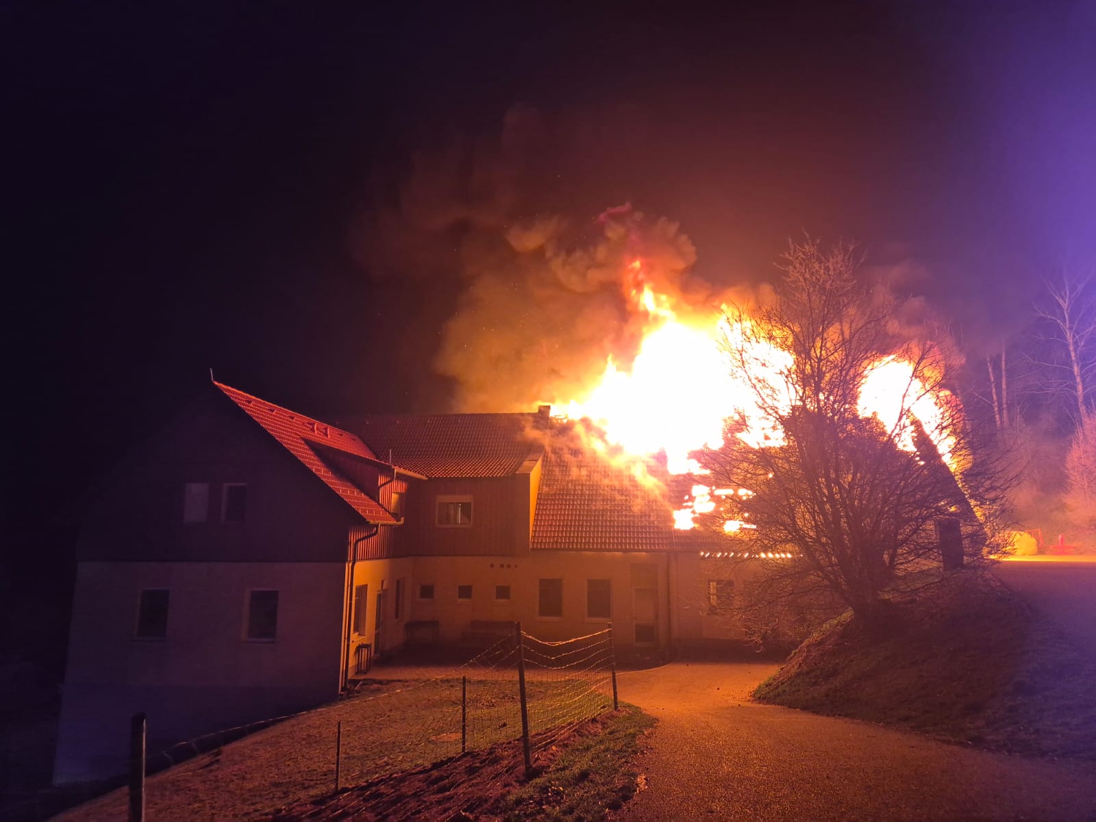 Großbrand am Königsberg
