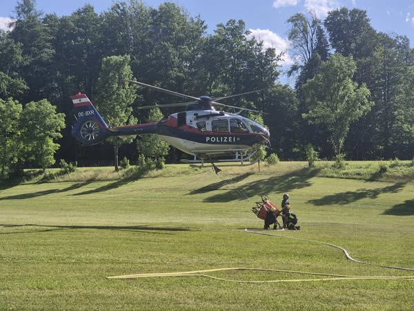 Waldbrand in Reichenau an der Rax