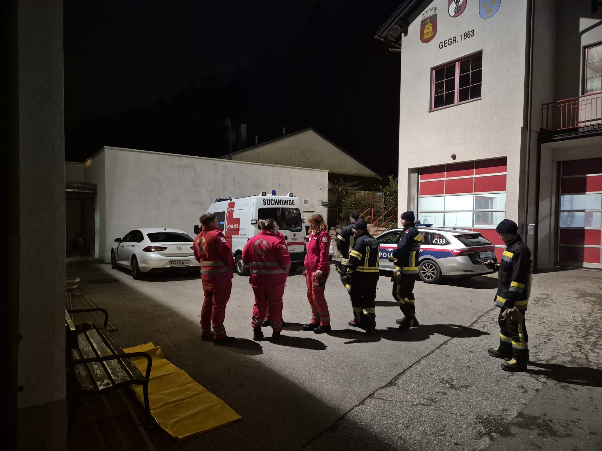 Drohneneinsatz in Gloggnitz